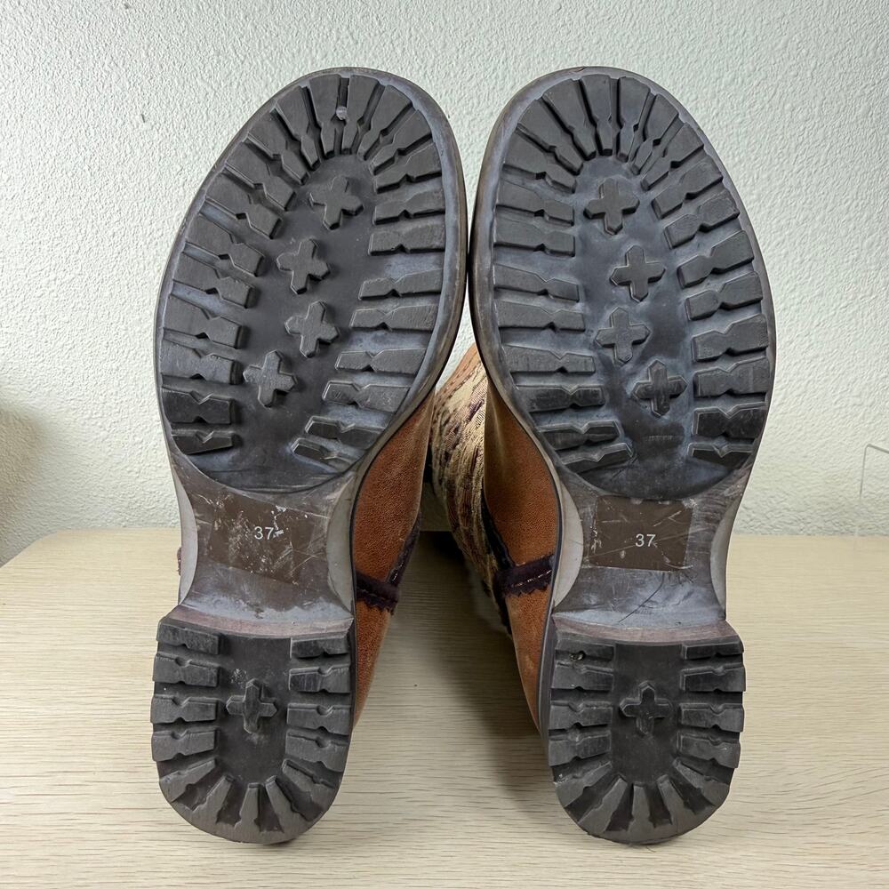 Irregular Choice Mutiny Brown Multicolor Floral T… - image 7